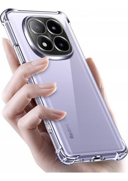 Xiaomi Redmi Note 14 Pro 5g Kapak Kamera Korumalı Airbag Antishock Köşe Korumalı Şeffaf Silikon Kılıf indirimleri