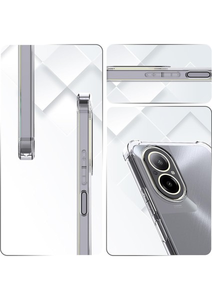 Realme C67 Kapak Kamera Korumalı Airbag Antishock Köşe Korumalı Şeffaf Silikon Kılıf fırsatları