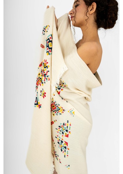 Anitta Taş Baskı Desenli Peştemal/havlu indirimleri