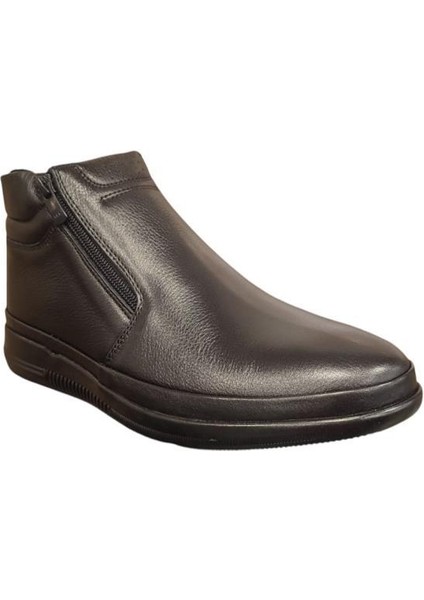 4832 Kaymaz Çift Fermuar Yumuşak Deri Erkek Bot fiyatları