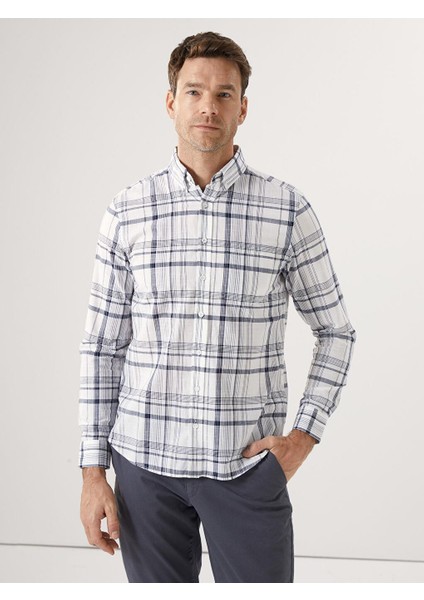 Lcwaıkıkı Classic Regular Fit Uzun Kollu Ekose Erkek Gömlek