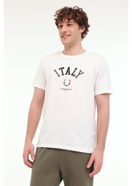 ml Renato 11ITL1019 5fx Beyaz Erkek T-Shirt A101951150