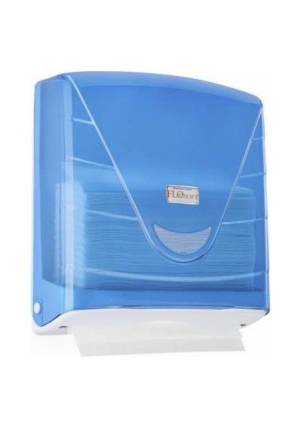 Flosoft Z Katlamalı Havluluk 300 Lük Kağıt Havlu Dispenseri F088 Şık Kullanışlı Duvara Monte Stant