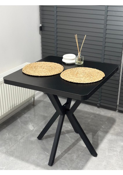 70X70 Yemek Masası Balkon Cafe Masa Sabit Masa Mutfak