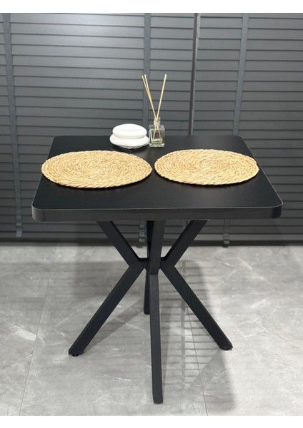 70X70 Yemek Masası Balkon Cafe Masa Sabit Masa Mutfak