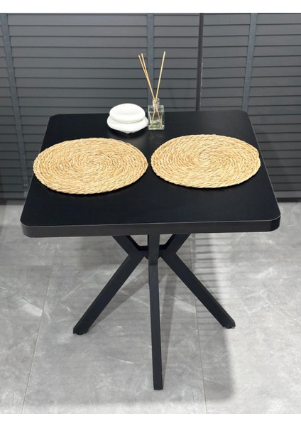 70X70 Yemek Masası Balkon Cafe Masa Sabit Masa Mutfak