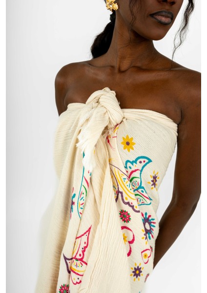 Elysia Taş Baskı Desenli Peştemal/havlu indirimleri