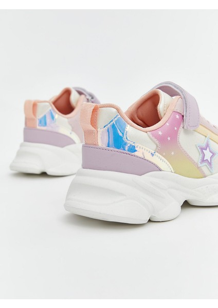 Lcw Steps Renk Bloklu Bağcık ve Cırt Cırtlı Kız Çocuk Spor Ayakkabı indirimleri