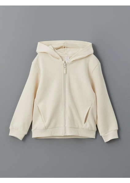 Kapüşonlu Erkek Çocuk Fermuarlı Sweatshirt
