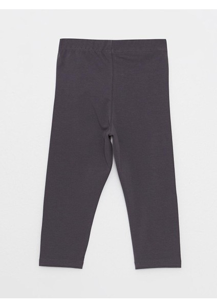 Beli Lastikli Baskılı Pamuklu Kız Çocuk 3/4 Boy Tayt fiyatları