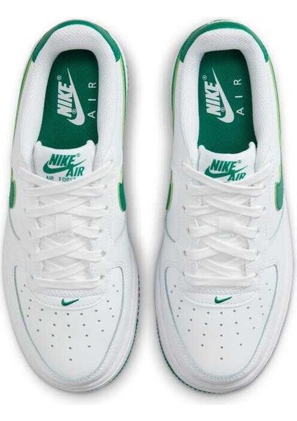 Air Force 1 SS25 (Gs) Unisex White Leather Shoes Beyaz Yeşil Deri Spor Ayakkabı FV5948-103 fiyatları