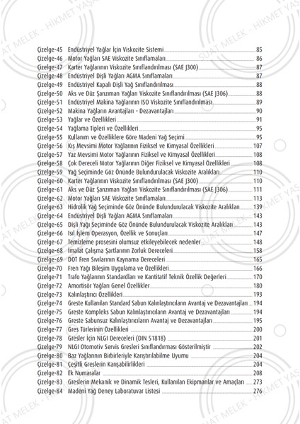 Triboloji ve Yağlayıcılar 303 Sayfa Hardcover Ciltli Masaüstü kitabı, Hardcopy