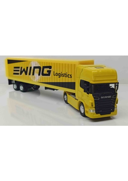 Dianomi Welly 1:64 Ölçek Scania V8 R 730 S Dorseli Tır// Küçük Boy Ürün Ölçülerine Dikkat Ediniz (Açıklama Bölümünde)