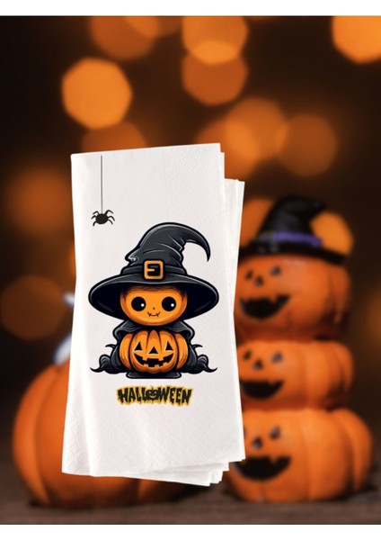 Halloween Baskılı Peçete 20 Adet
