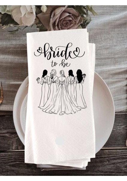 Bride Baskılı Peçete 20 Adet