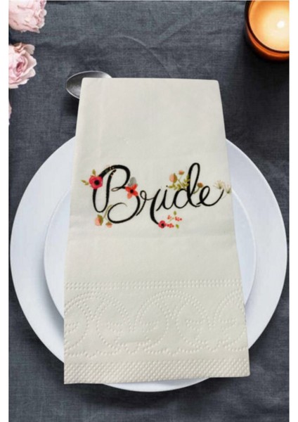 Bride Baskılı Peçete 20 Adet