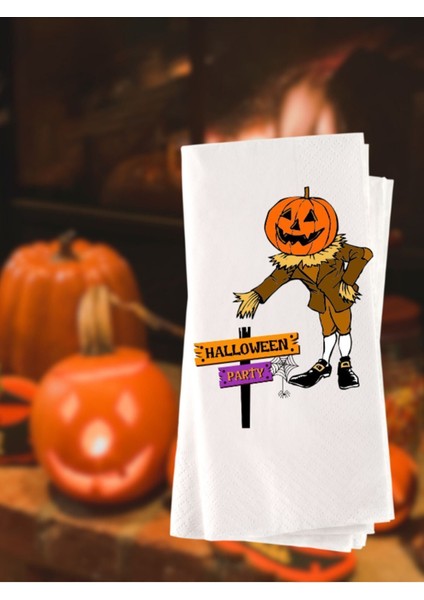 Halloween Baskılı Peçete 20 Adet
