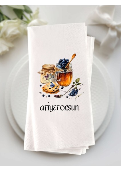 Afiyet Olsun Baskılı Peçete 20 Adet