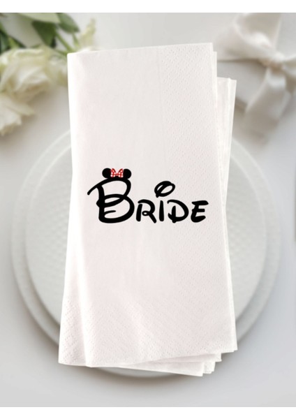 Bride Baskılı Peçete 20 Adet