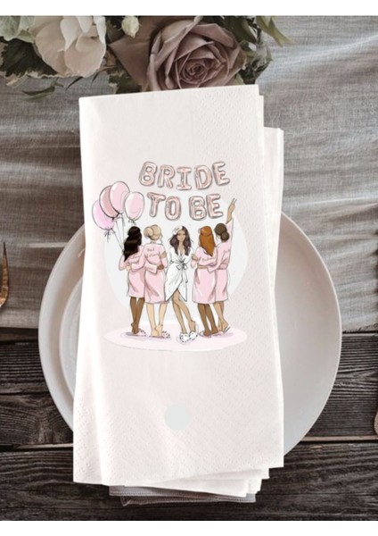 Bride Baskılı Peçete 20 Adet