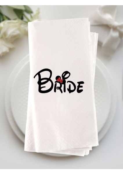 Bride Baskılı Peçete 20 Adet