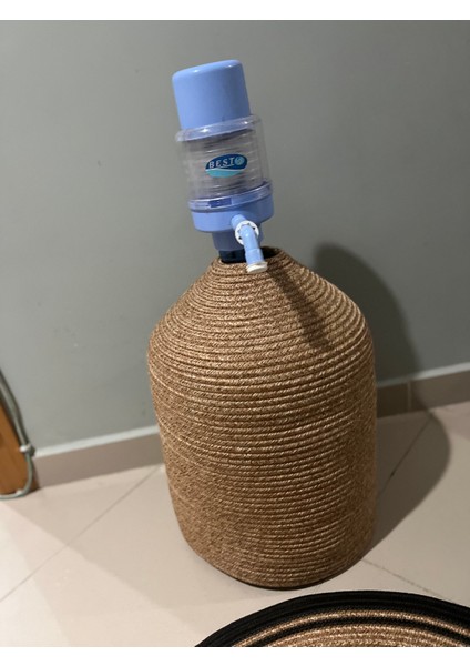 Hasır Ip Kaplamalı Doğal ve Şık Su Damacana Kılıfı - Örtüsü fiyatları