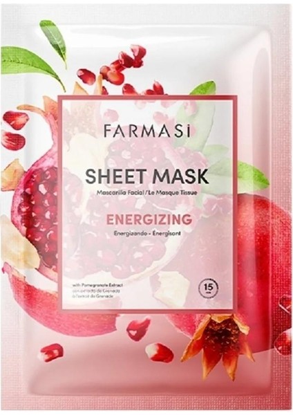 Energizing Narlı Kağıt Maske