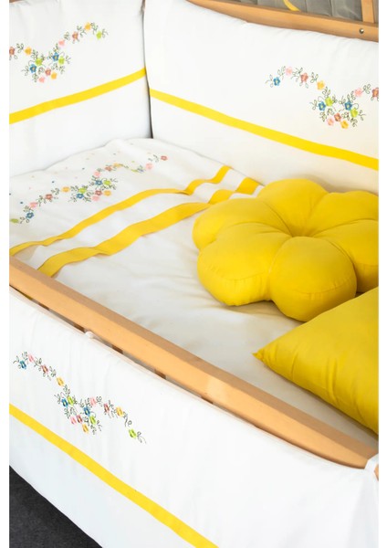 Park Yatak Bebek Uyku Seti Nevresim Takımı 70x110 Flower Sarı indirimleri