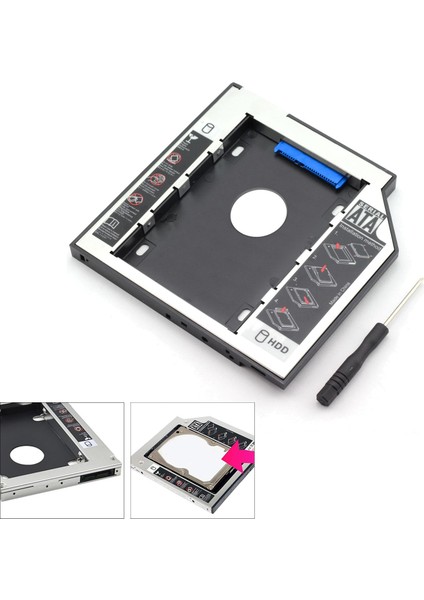 Notebook Kizak Kutu HDD SSD 9.5mm Sata GAB-HC95