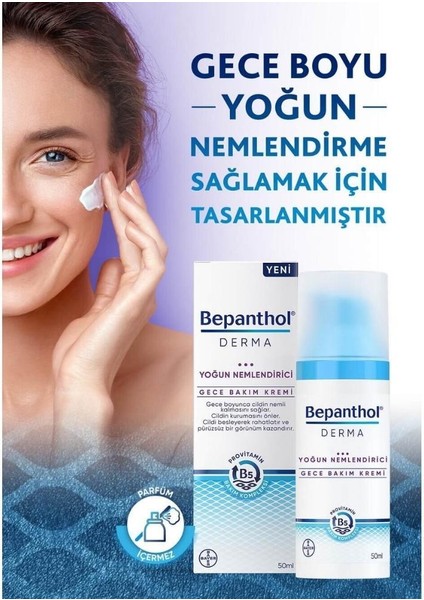 B.derma Yoğun Nemlendirici Gece Bakım Kremi 50ML