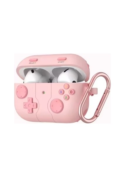 Apple Airpods 4.nesil Uyumlu Gamepad Desenli Tam Koruma Silikon Kılıf