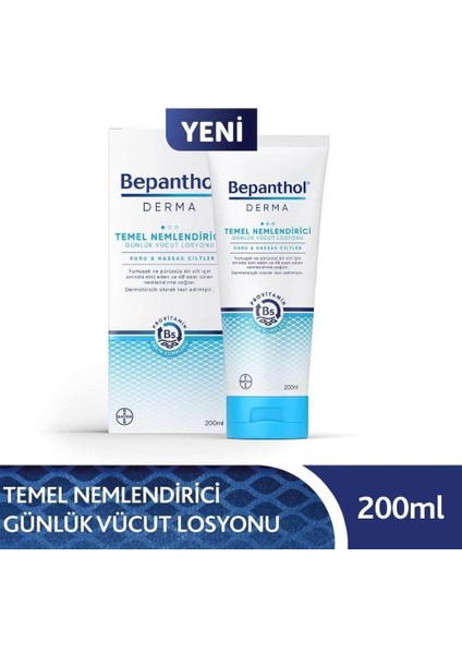 B.derma Temel Nemlendirici Vücut Losyonu 200ML