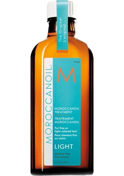 Moroccanoil Light Treatment Ince Telli Veya Sarı Saçlar Için Hafif Bakım Yağı 100ML