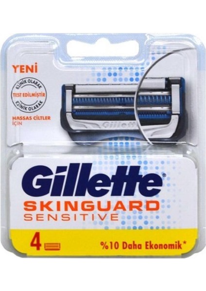 Skinguard Sensitive Yedek Tıraş Bıçağı 4lü