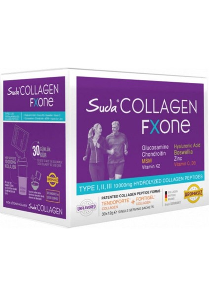 Kolajen Fxone Aromasız Takviye Edici Gıda 30 x 12 gr