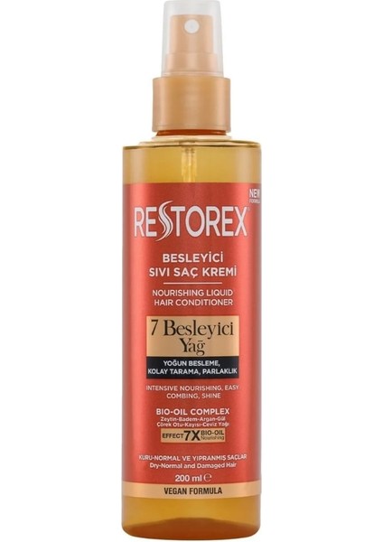 Restorex Besleyici Sıvı Saç Kremi 200 ml