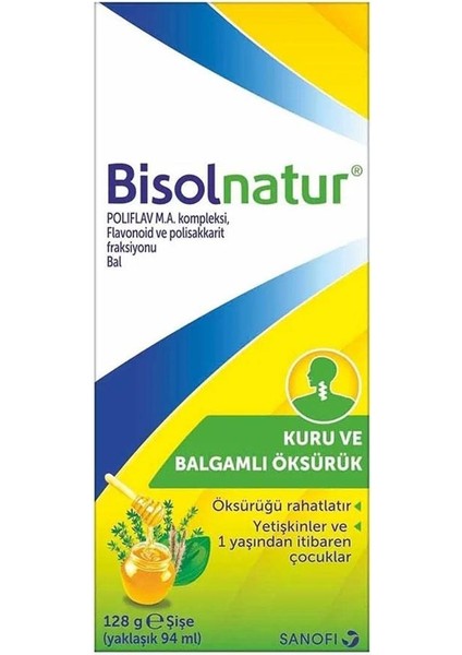 Bisolnatur Bitkisel Şurup 128 gr