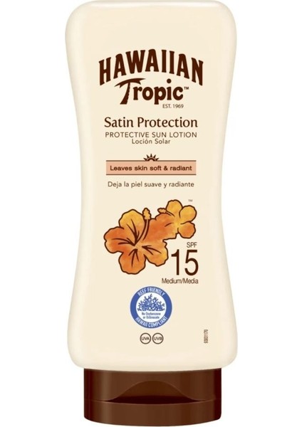 Satin Protection Sun Lotion Güneş Losyonu S15 180ML