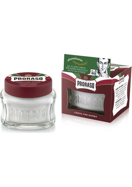 Proraso Tıraş Öncesi Kremi Sandal Ağacı Özlü 100ML