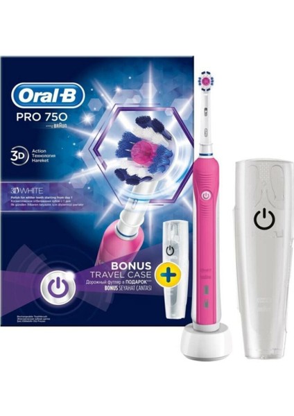 O.pro 750 Cross Action Şarj Edilebilir Diş Fırçası