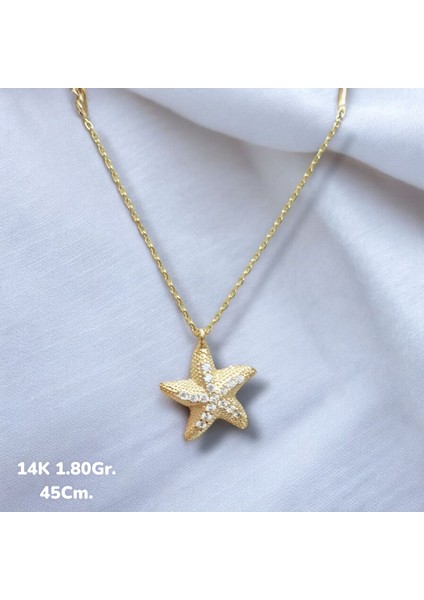 14AYAR 1.80GRAM Altın Denizyıldızı Kolye