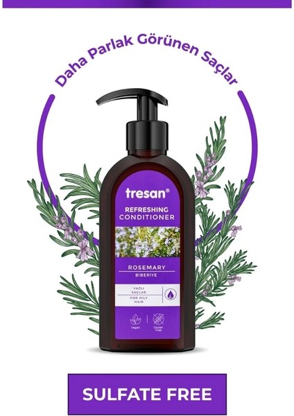 Tresan Biberiye Canlandırıcı Sülfatsız Bakım Saç Kremi 300ML