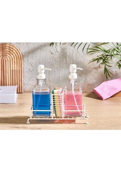 2 Li Standlı Sıvı Sabunluk Krem