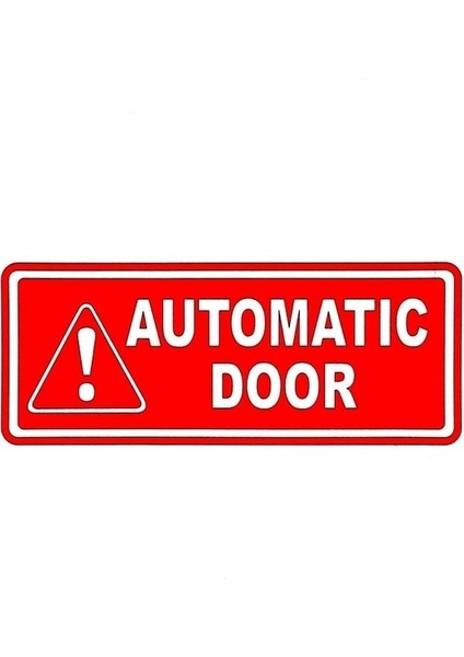 Automatıc Door Sticker - Otomatik Kapı Ingilizce Sticker