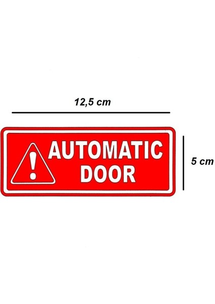 Automatıc Door Sticker - Otomatik Kapı Ingilizce Sticker fiyatları