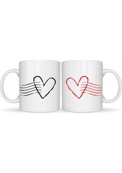 14 Şubat Sevgiliye Özel Kupa 2 Adet