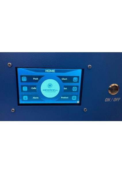 Lifepo4 25.6V 200AH Bluetooth Dokunmatik Ekran Lityum Demir Fosfat Akü