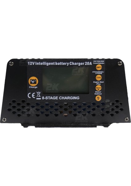Bg 12-24V 40 Amper 8 Kademeli Lityum Uyumlu Akü Şarj Cihazı
