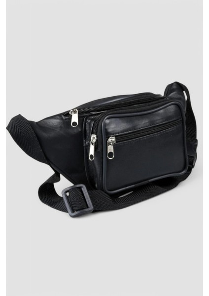 %100 Hakiki Deri Freebag Bel Çantası LD198