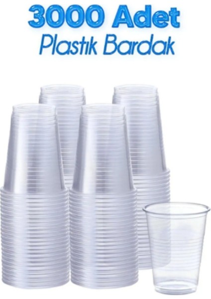 Plastik Pet Bardak Otomat Bardağı 180 cc 3000 Adet